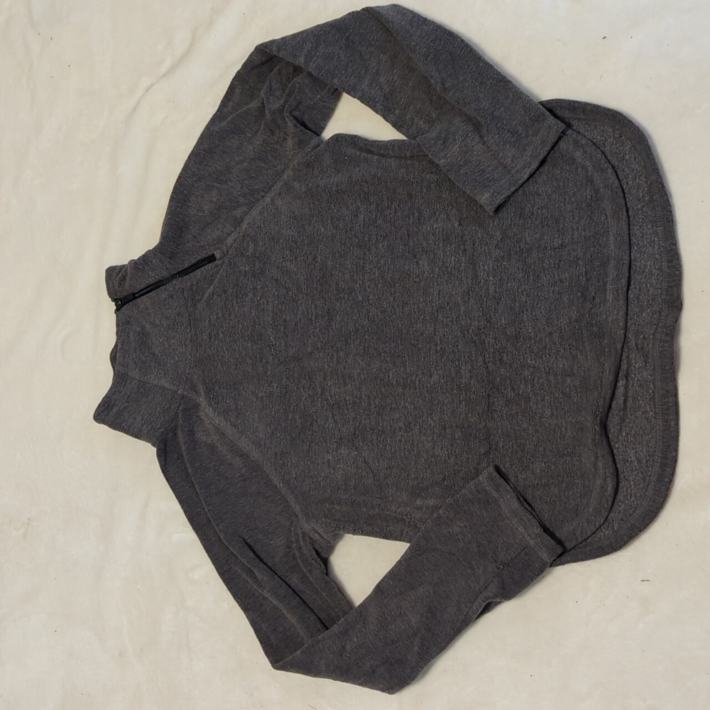 Calvin Klein Performance Gray pull over fleece high neck sweater size small